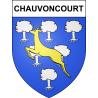 Stickers coat of arms Chauvoncourt adhesive sticker