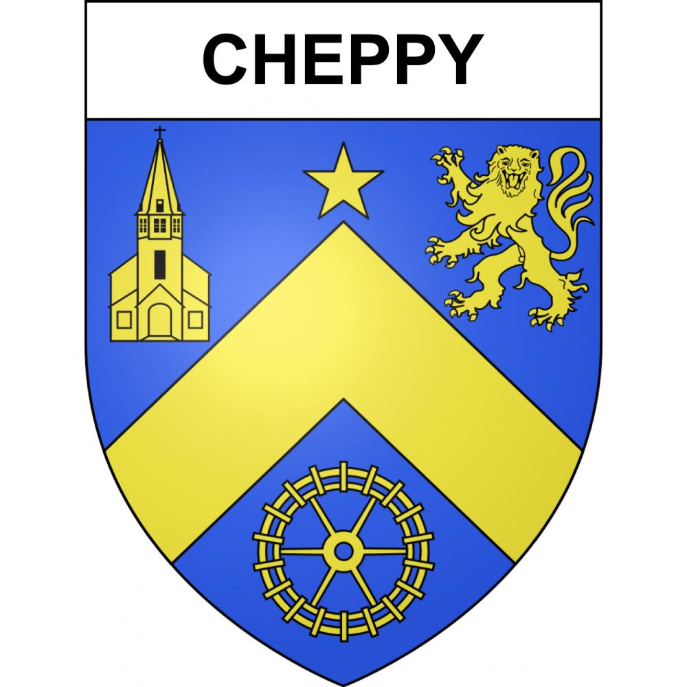 Cheppy Sticker wappen, gelsenkirchen, augsburg, klebender aufkleber