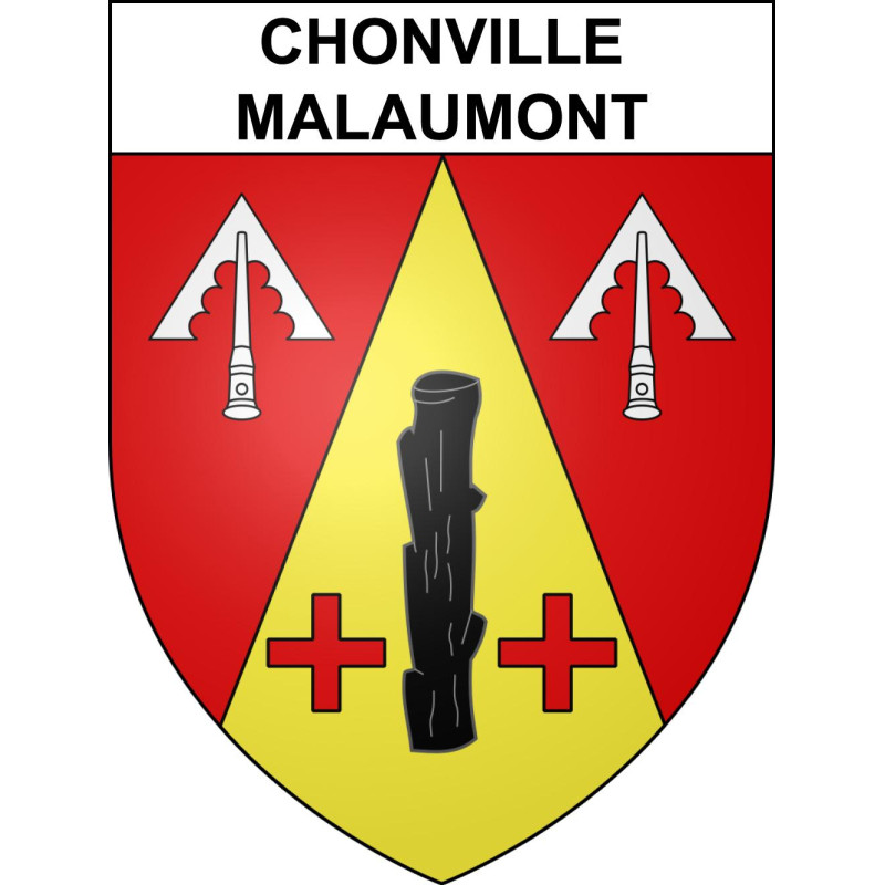 Adesivi stemma Chonville-Malaumont adesivo