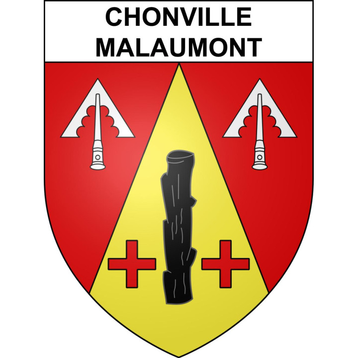 Chonville-Malaumont 55 ville sticker blason écusson autocollant adhésif