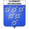 Stickers coat of arms Clermont-en-Argonne adhesive sticker
