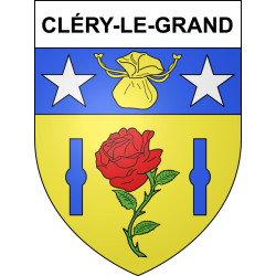 Adesivi stemma Cléry-le-Grand adesivo