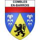 Stickers coat of arms Combles-en-Barrois adhesive sticker