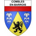 Combles-en-Barrois Sticker wappen, gelsenkirchen, augsburg, klebender aufkleber