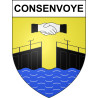 Stickers coat of arms Consenvoye adhesive sticker