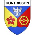 Contrisson Sticker wappen, gelsenkirchen, augsburg, klebender aufkleber