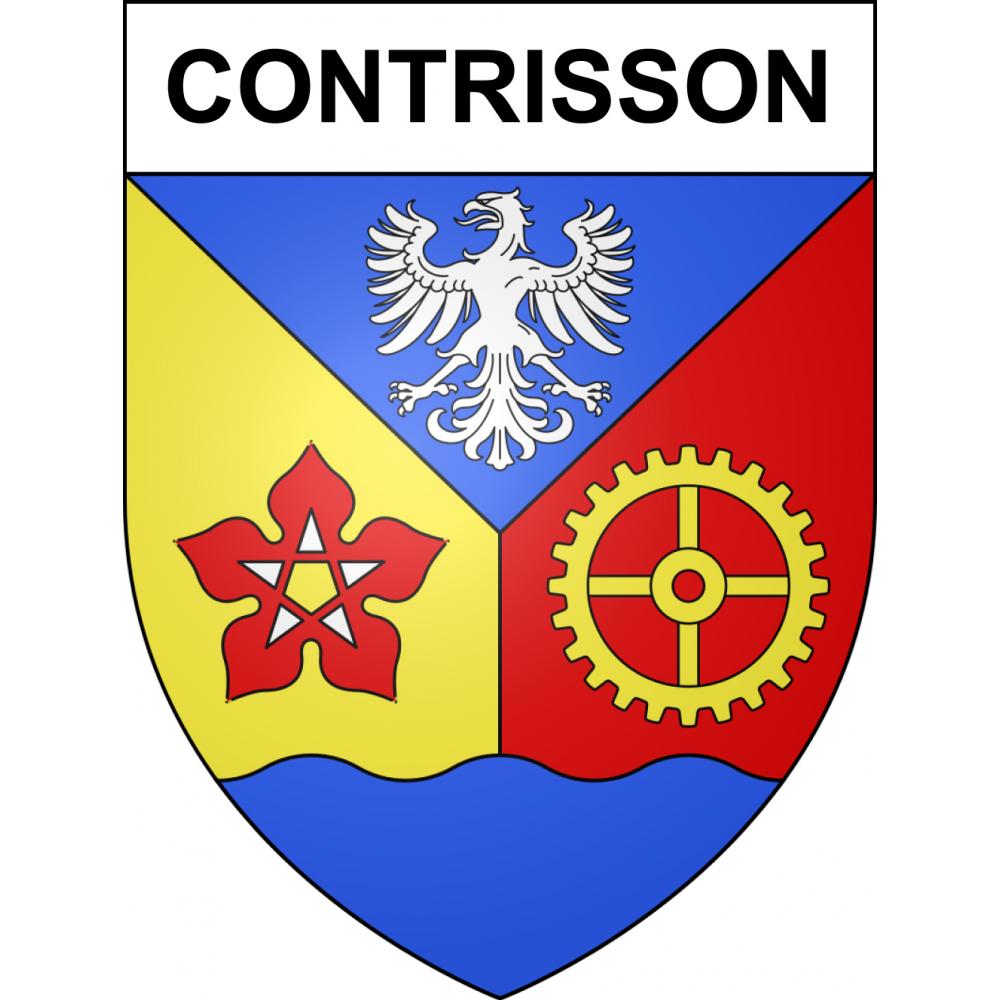 Stickers coat of arms Contrisson adhesive sticker