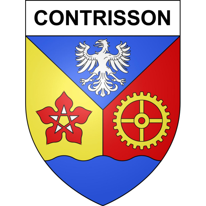 Stickers coat of arms Contrisson adhesive sticker