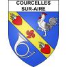 Adesivi stemma Courcelles-sur-Aire adesivo
