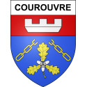 Adesivi stemma Courouvre adesivo