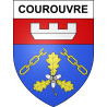 Stickers coat of arms Courouvre adhesive sticker
