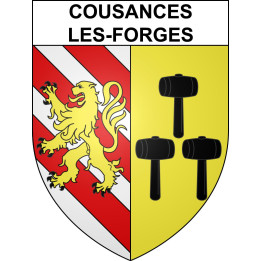 Stickers coat of arms Cousances-les-Forges adhesive sticker