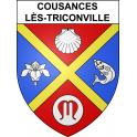 Cousances-lès-Triconville 55 ville sticker blason écusson autocollant adhésif