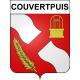 Couvertpuis 55 ville sticker blason écusson autocollant adhésif