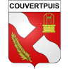 Pegatinas escudo de armas de Couvertpuis adhesivo de la etiqueta engomada