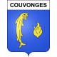 Stickers coat of arms Couvonges adhesive sticker
