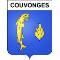 Couvonges 55 ville sticker blason écusson autocollant adhésif