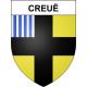 Stickers coat of arms Creuë adhesive sticker