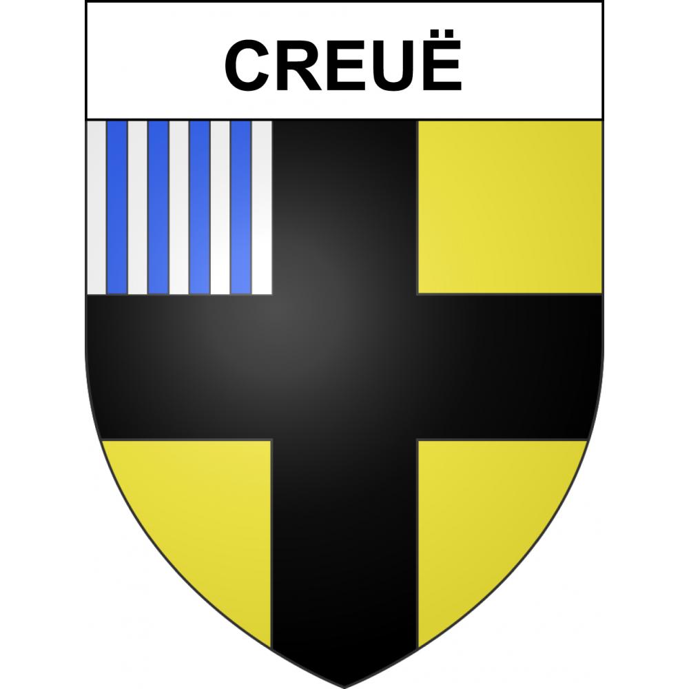 Stickers coat of arms Creuë adhesive sticker