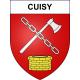 Stickers coat of arms Cuisy adhesive sticker