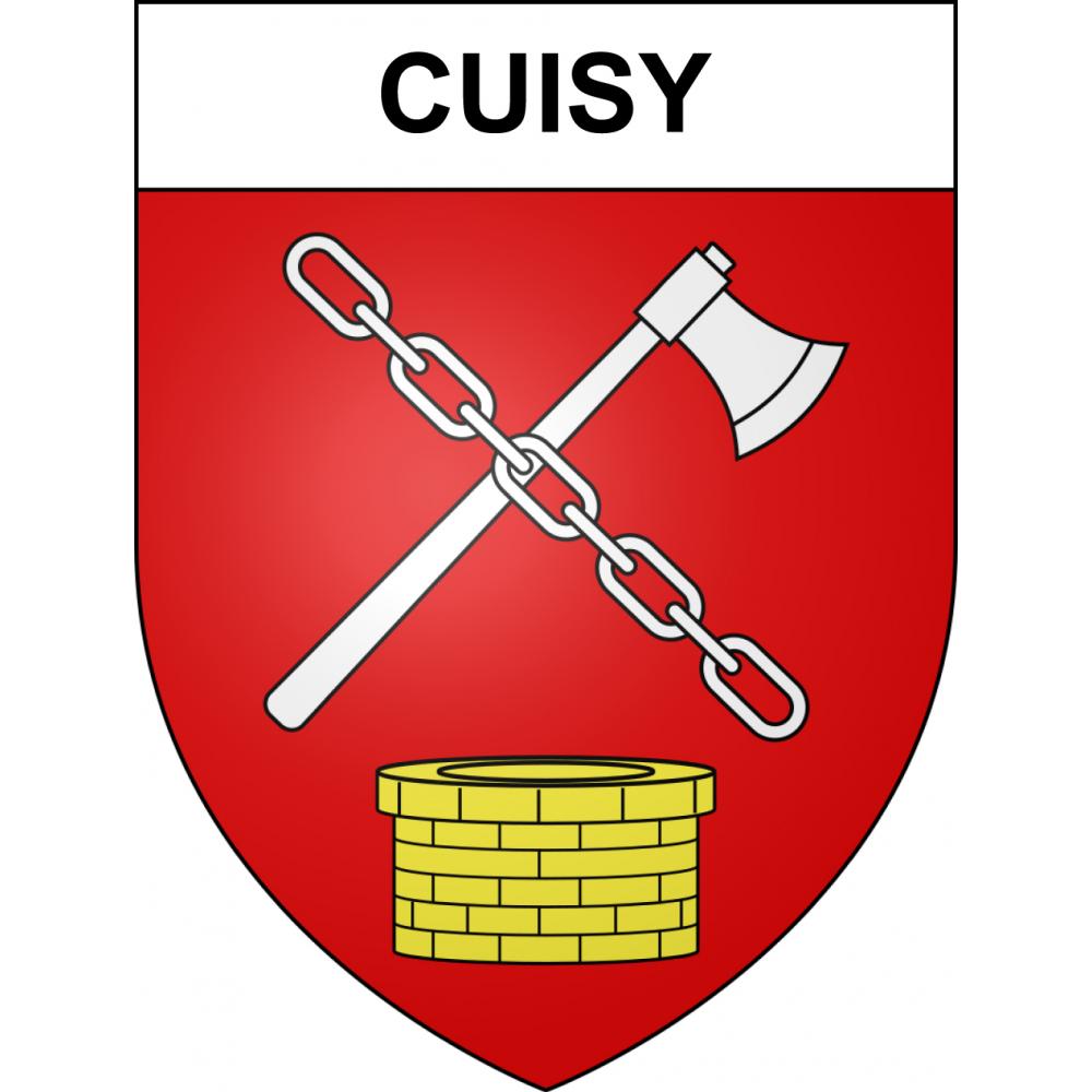Cuisy Sticker wappen, gelsenkirchen, augsburg, klebender aufkleber