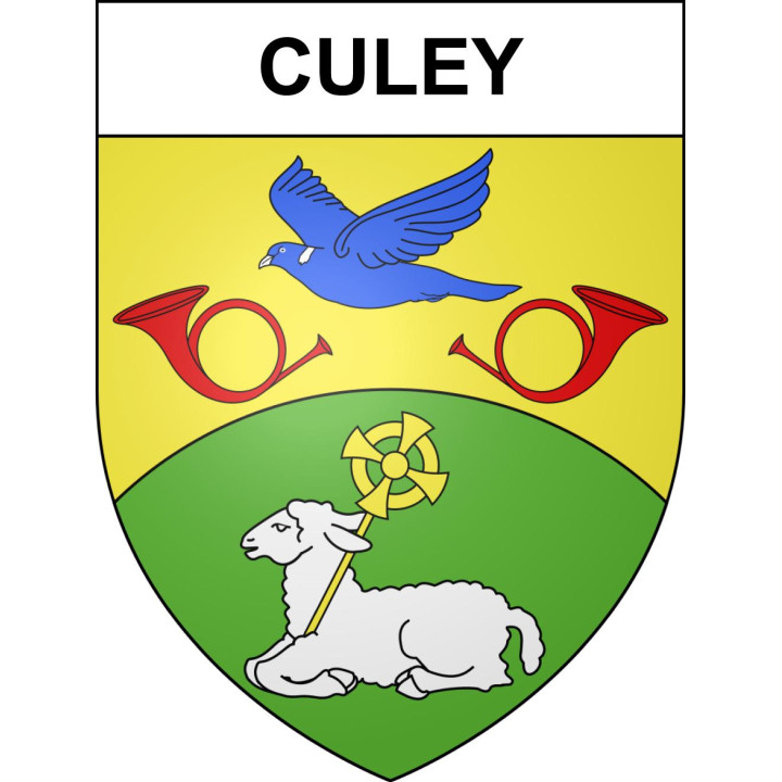 Culey 55 ville sticker blason écusson autocollant adhésif