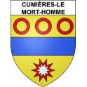 Cumières-le-Mort-Homme 55 ville sticker blason écusson autocollant adhésif