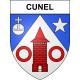 Stickers coat of arms Cunel adhesive sticker