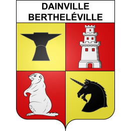 Stickers coat of arms Dainville-Bertheléville adhesive sticker