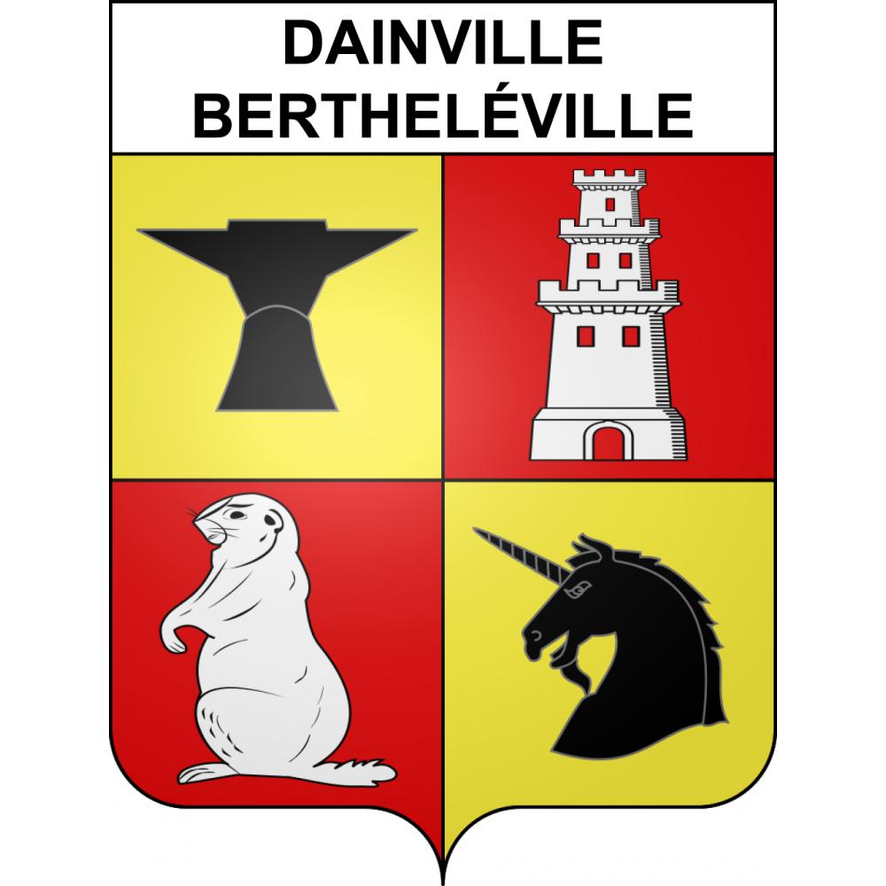 Dainville-Bertheléville 55 ville sticker blason écusson autocollant adhésif