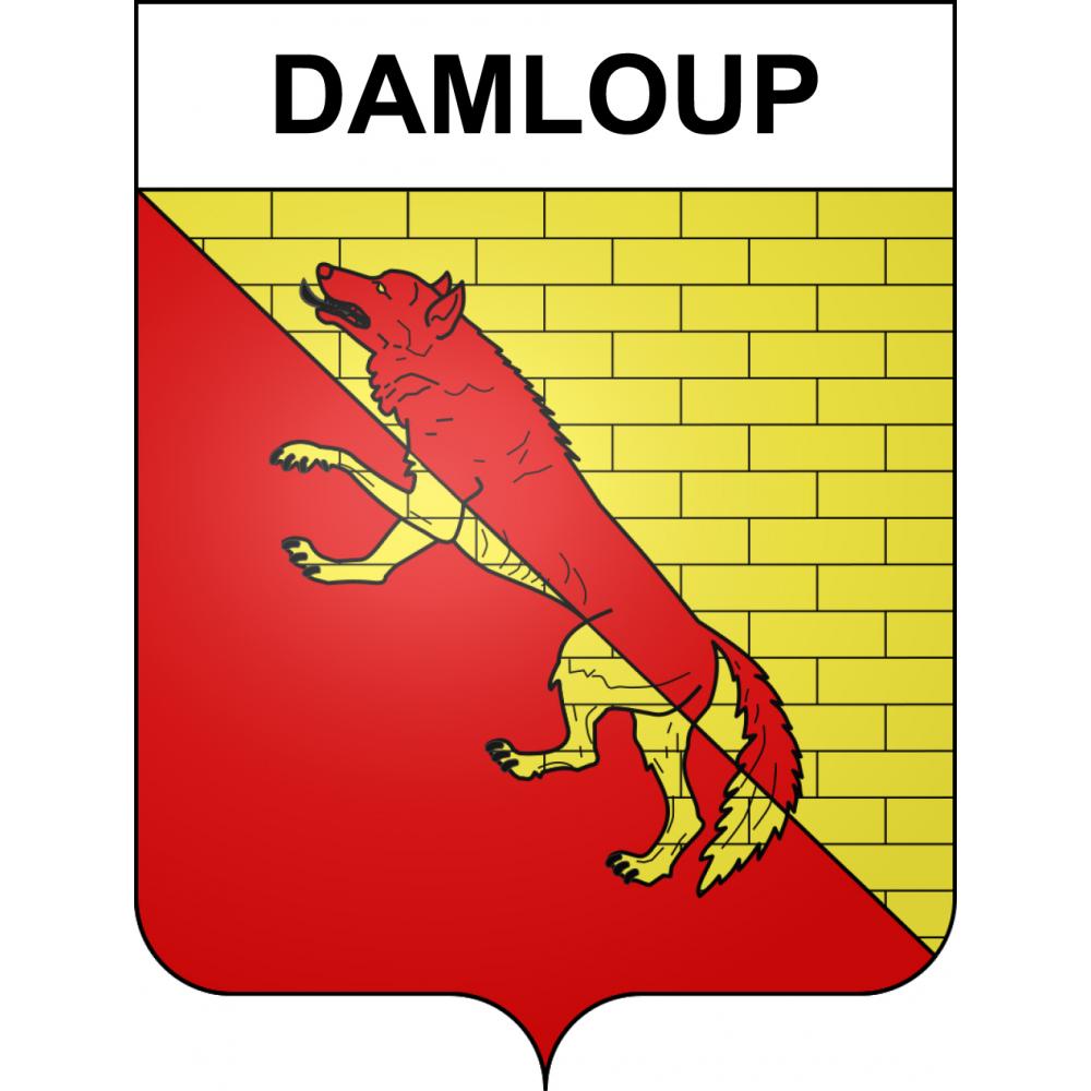 Adesivi stemma Damloup adesivo