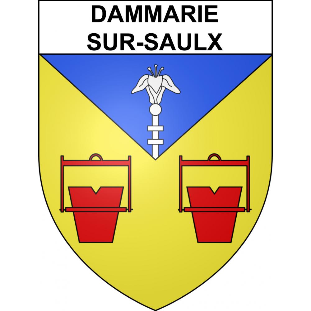 Stickers coat of arms Dammarie-sur-Saulx adhesive sticker