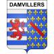 Adesivi stemma Damvillers adesivo