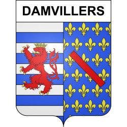 Damvillers 55 ville sticker blason écusson autocollant adhésif