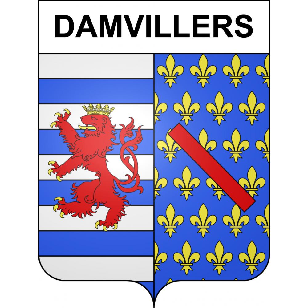Damvillers 55 ville sticker blason écusson autocollant adhésif