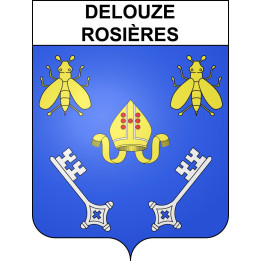Delouze-Rosières 55 ville sticker blason écusson autocollant adhésif