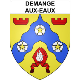 Stickers coat of arms Demange-aux-Eaux adhesive sticker