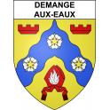 Demange-aux-Eaux 55 ville sticker blason écusson autocollant adhésif