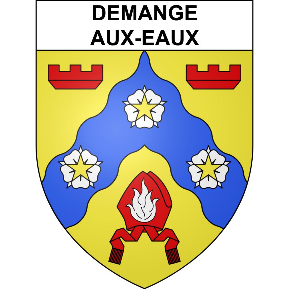 Stickers coat of arms Demange-aux-Eaux adhesive sticker