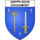 Dieppe-sous-Douaumont 55 ville sticker blason écusson autocollant adhésif
