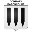 Adesivi stemma Dommary-Baroncourt adesivo