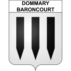 Adesivi stemma Dommary-Baroncourt adesivo