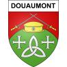 Douaumont 55 ville sticker blason écusson autocollant adhésif