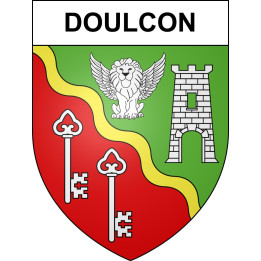 Stickers coat of arms Doulcon adhesive sticker
