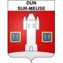Dun-sur-Meuse Sticker wappen, gelsenkirchen, augsburg, klebender aufkleber
