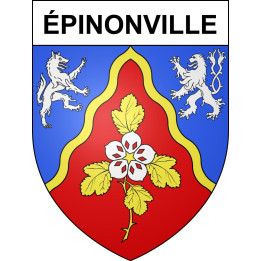 Stickers coat of arms Épinonville adhesive sticker