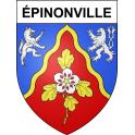 Épinonville Sticker wappen, gelsenkirchen, augsburg, klebender aufkleber