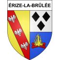 Érize-la-Brûlée Sticker wappen, gelsenkirchen, augsburg, klebender aufkleber