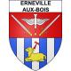 Pegatinas escudo de armas de Erneville-aux-Bois adhesivo de la etiqueta engomada