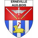 Pegatinas escudo de armas de Erneville-aux-Bois adhesivo de la etiqueta engomada